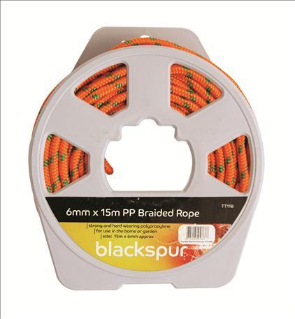 (image for) 15m X 5.5mm Pp Braided Rope On Reel